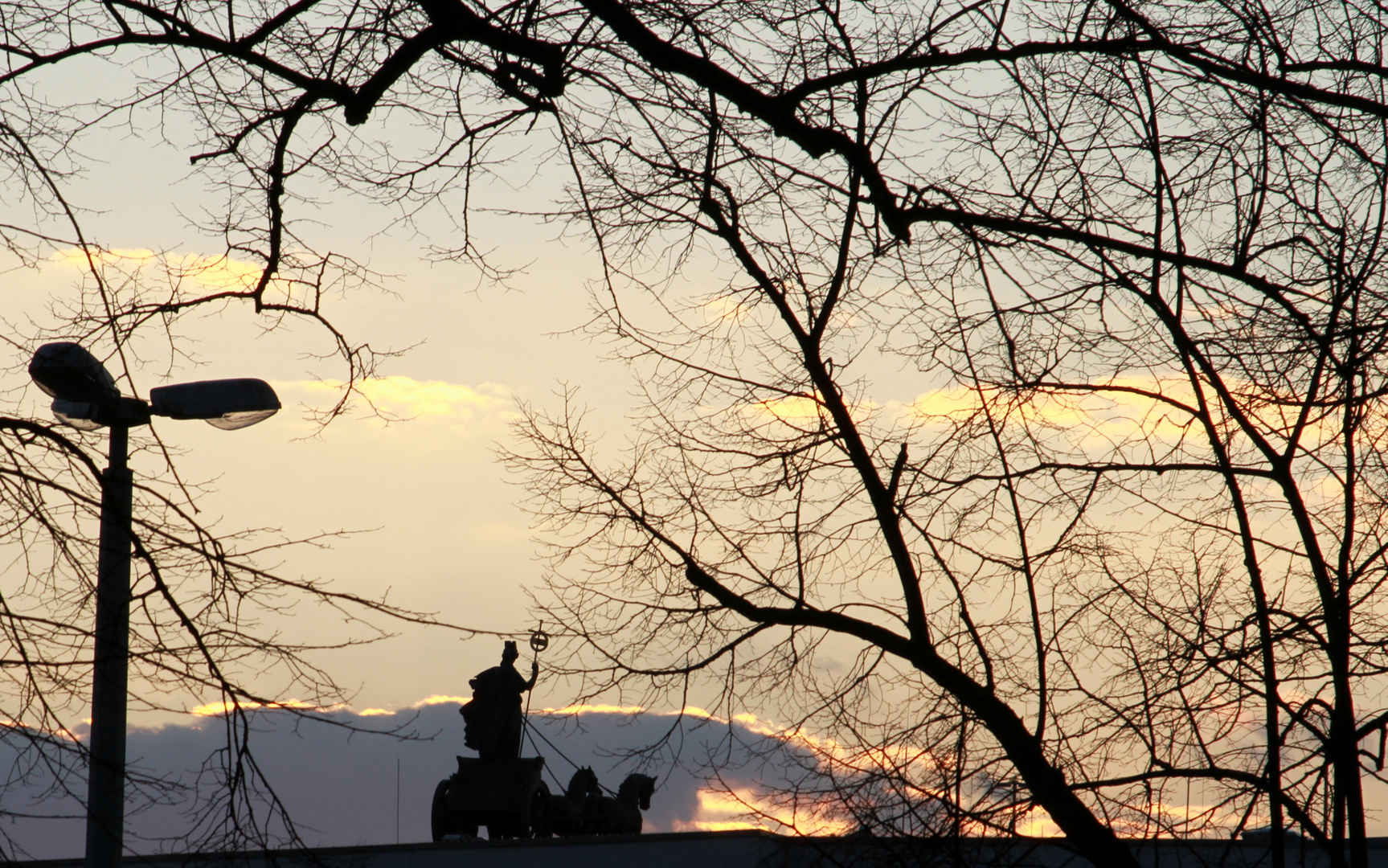 Fahrt in den Sonnenuntergang