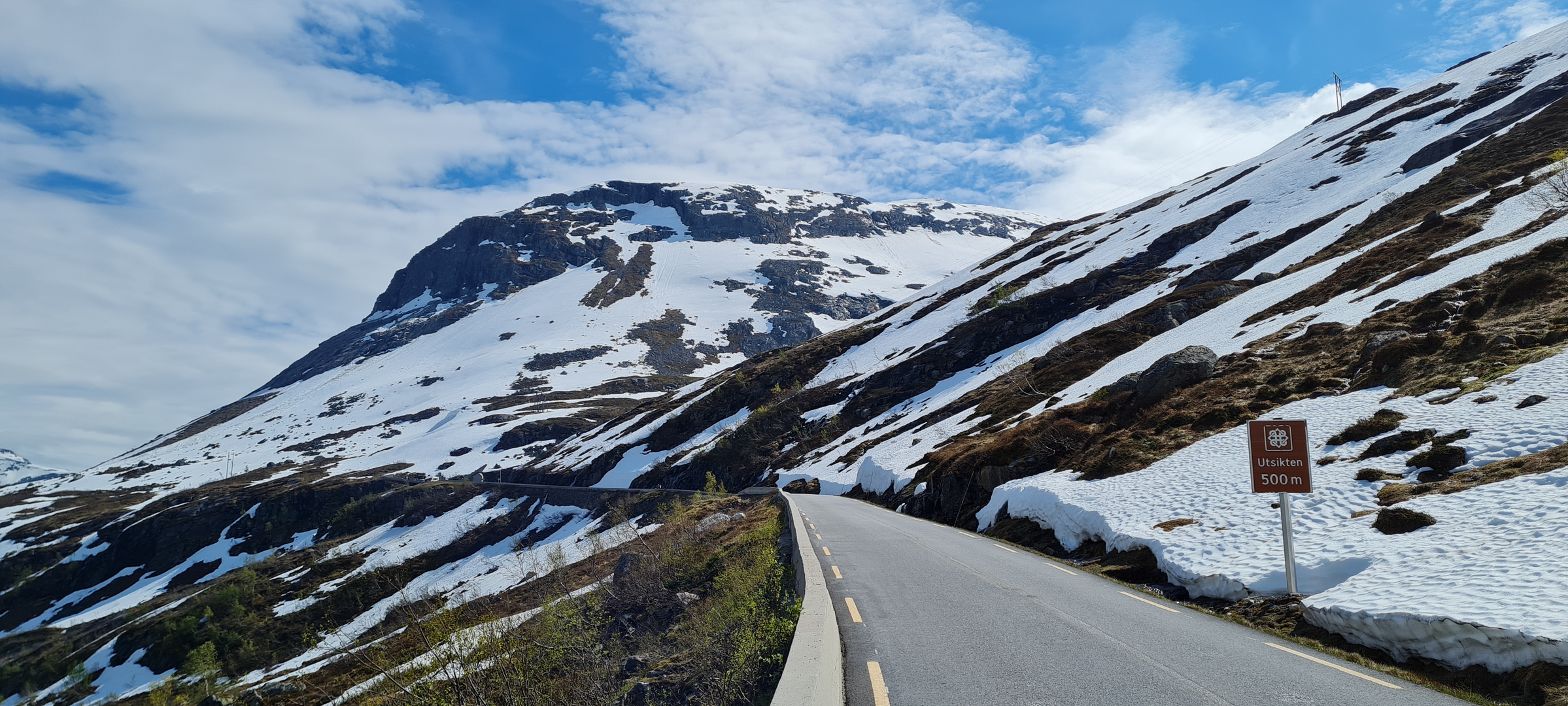 Fahrt in die Berge