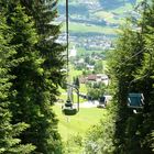 Fahrt mit dem Ramsberglift, Hippach/Zillertal