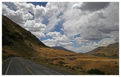 Fahrt mit dem Überlandbus von Cuzco nach Puno (am Titikakasee) II