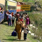 Fahrt mit der Kangra valley Bahn