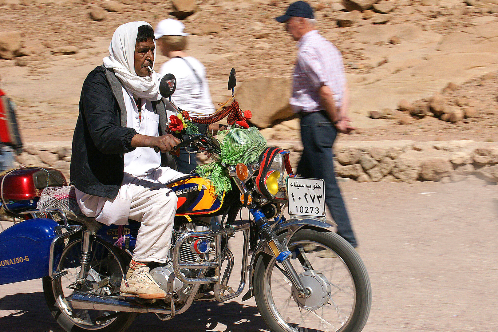 Fahrt nach Dahab in der Wüste