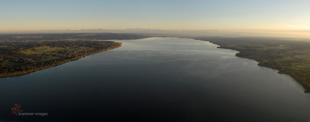 Fahrt über den Ammersee ...