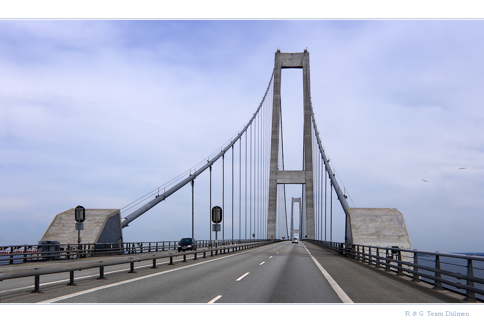 Fahrt über die Storebælt-Brücke