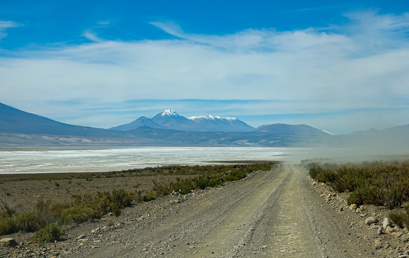 Fahrt zu den Salzseen in  Bolivien