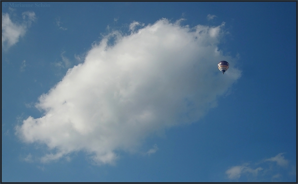 Fahrt zu den Wolken...