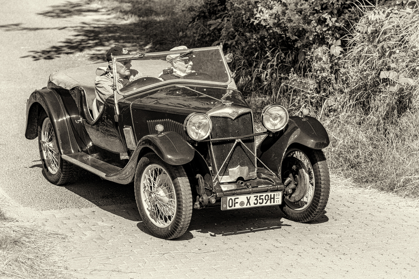 Fahrt zum Oldtimertreff auf dem Flugplatz Oppenheim