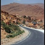 Fahrt zur Todra Schlucht, Marokko