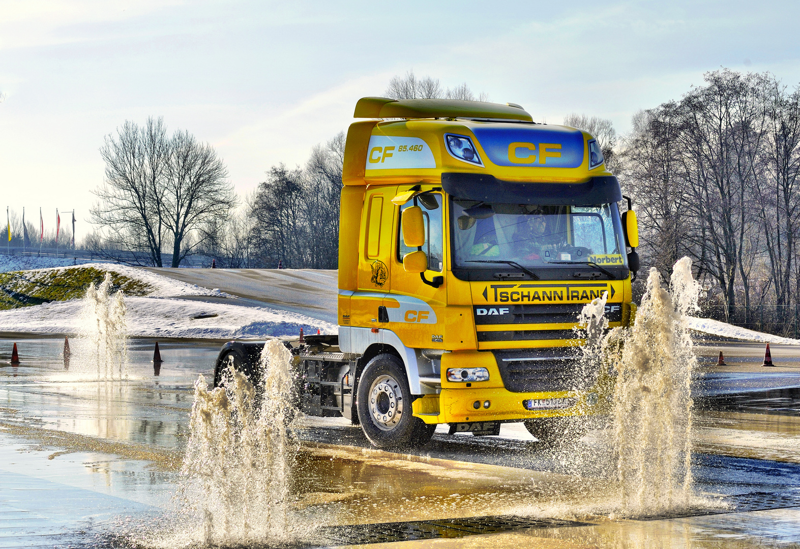 Fahrtraining für LKW-Fahrer