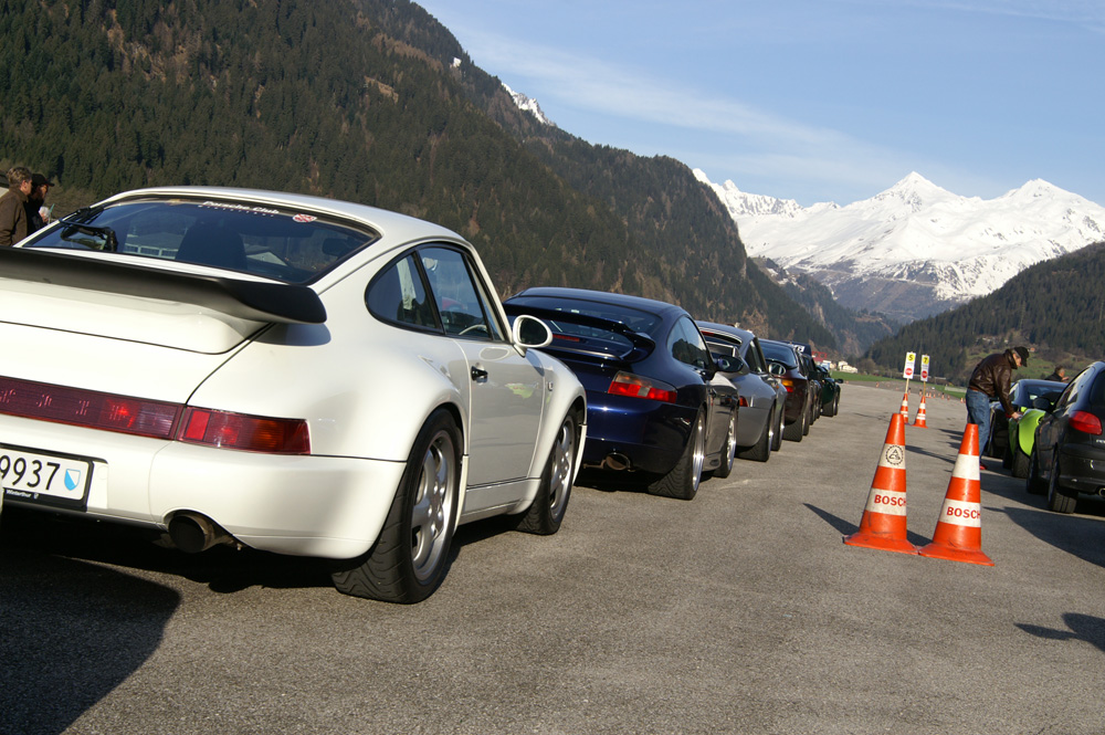 Fahrtraining in Ambri Tessin