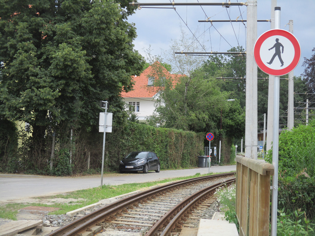 Fahrverbot für Fussgänger