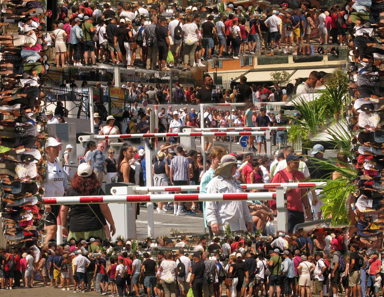  Faire la queue pour la Navette ...