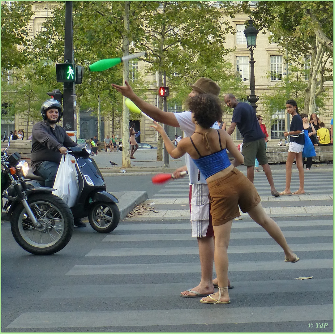 Faire sourire les Parisiens...