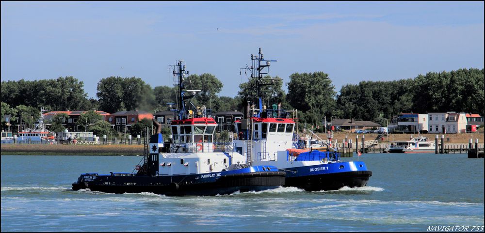 Fairplay im Doppelpack, Rotterdam, Neuer Wasserweg.