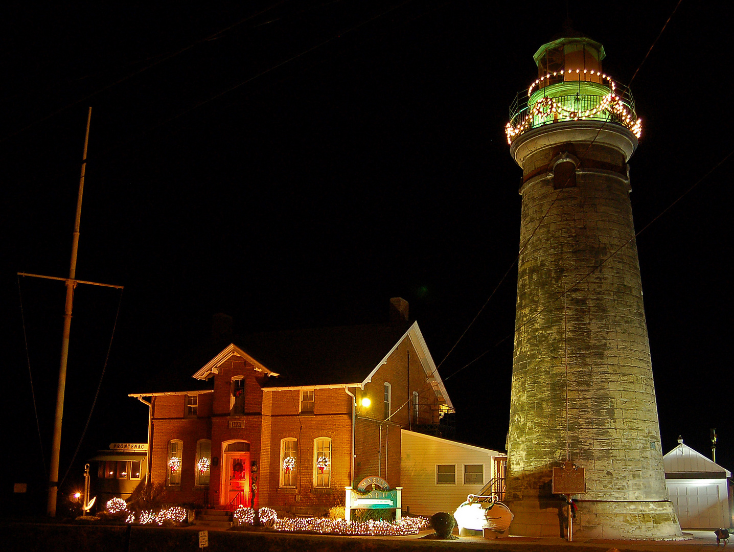 Fairport Harbor Old Light 1871 Christmas