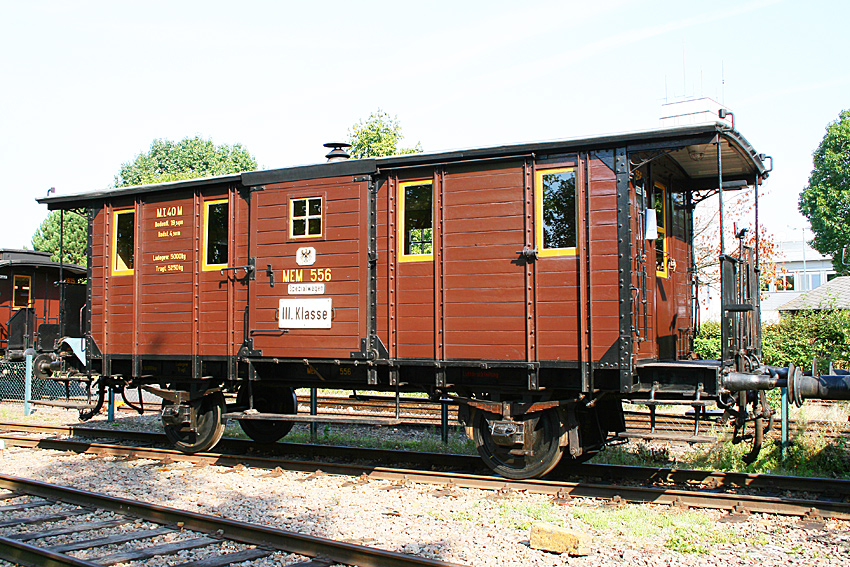 Fakultativwagen Cgi 556 der Museumseisenbahn Minden