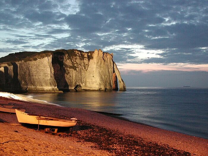 Falaise d aval bei Etretat - Normandie -