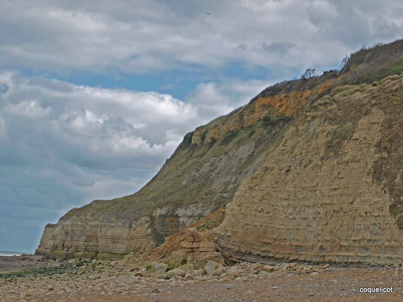 Falaise de Sainte Honorine des Pertes,toujours près d'Arromanches