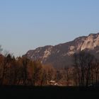 Falaise ensoleillée