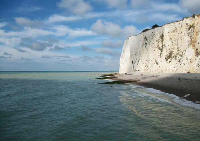 Falaise ensoleillée