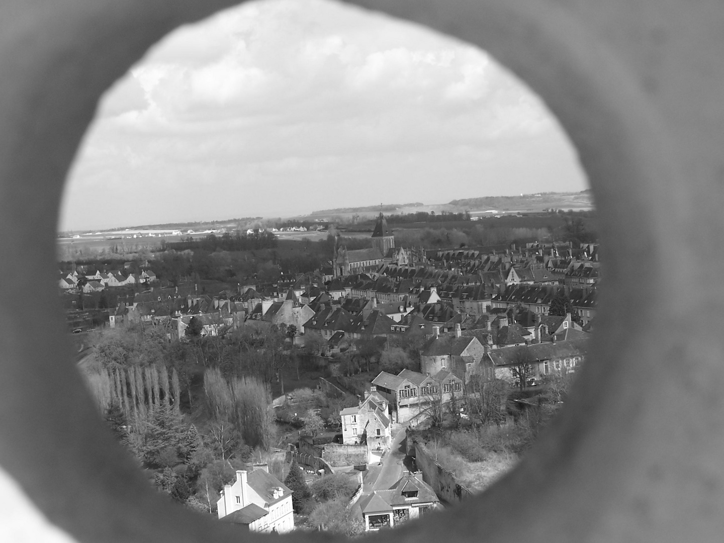 Falaise vue du Château Guillaume le Conquérant