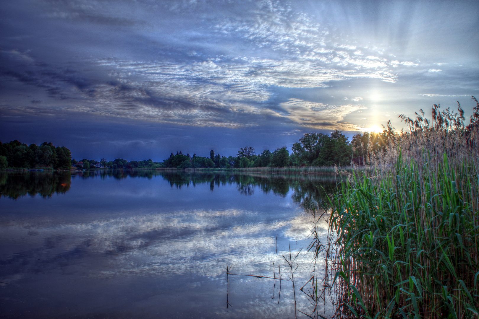 Falkenhagener See in Blau