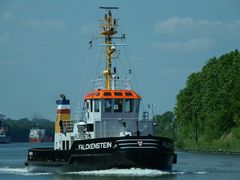 Falkenstein auf dem Nord-Ostsee-Kanal