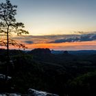 Falkenstein im Abendrot