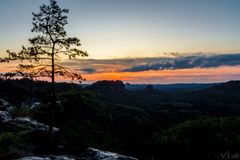 Falkenstein im Abendrot