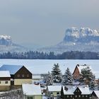 Falkenstein und Schrammsteine von Reinhardsdorf aus und ich habe mich...