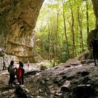 Falkensteiner Höhle; der Blick nach draußen