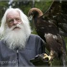 Falkner mit Adler