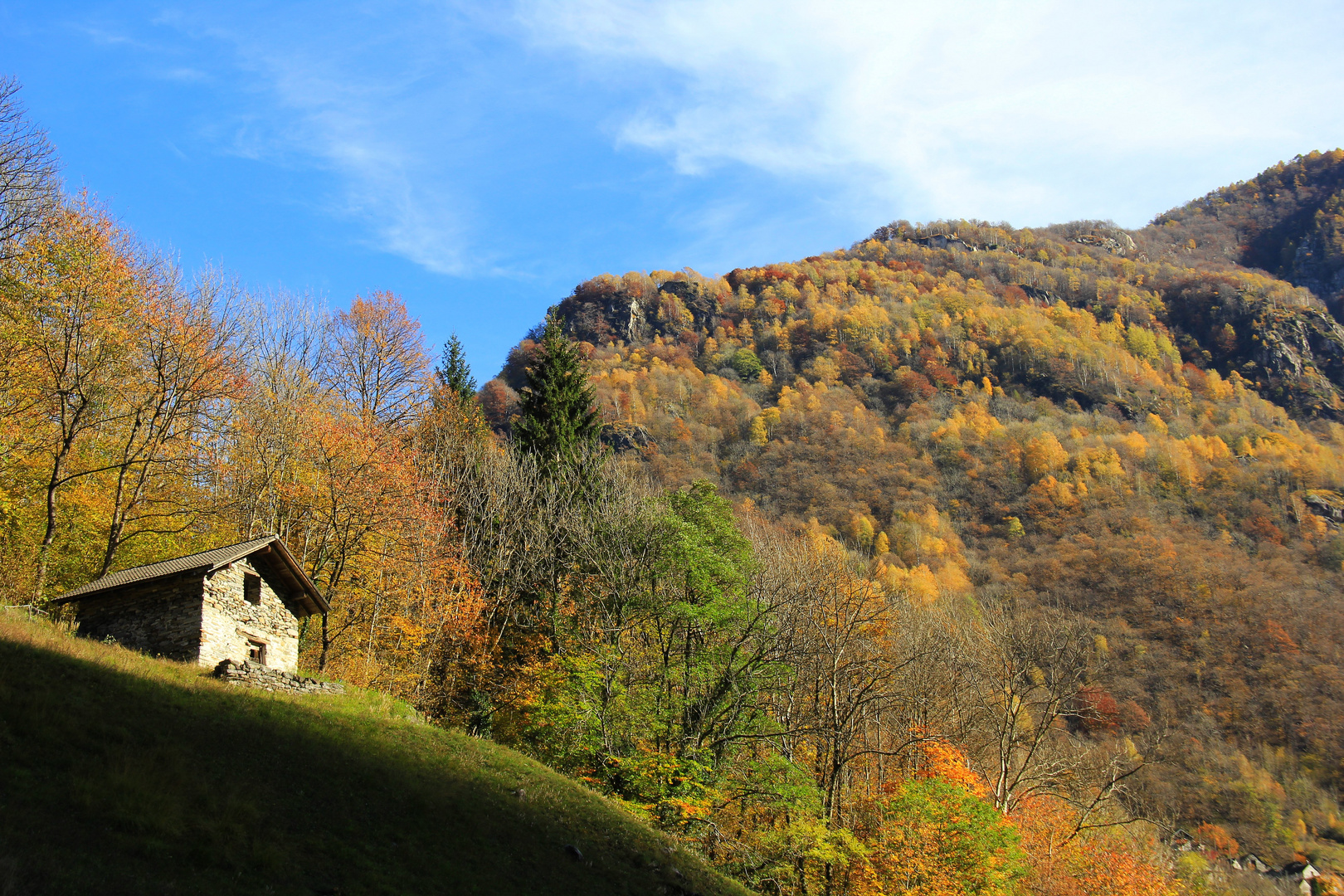 Fall in Verzasca