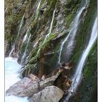 Fallende Wasser in der Wimbachklamm