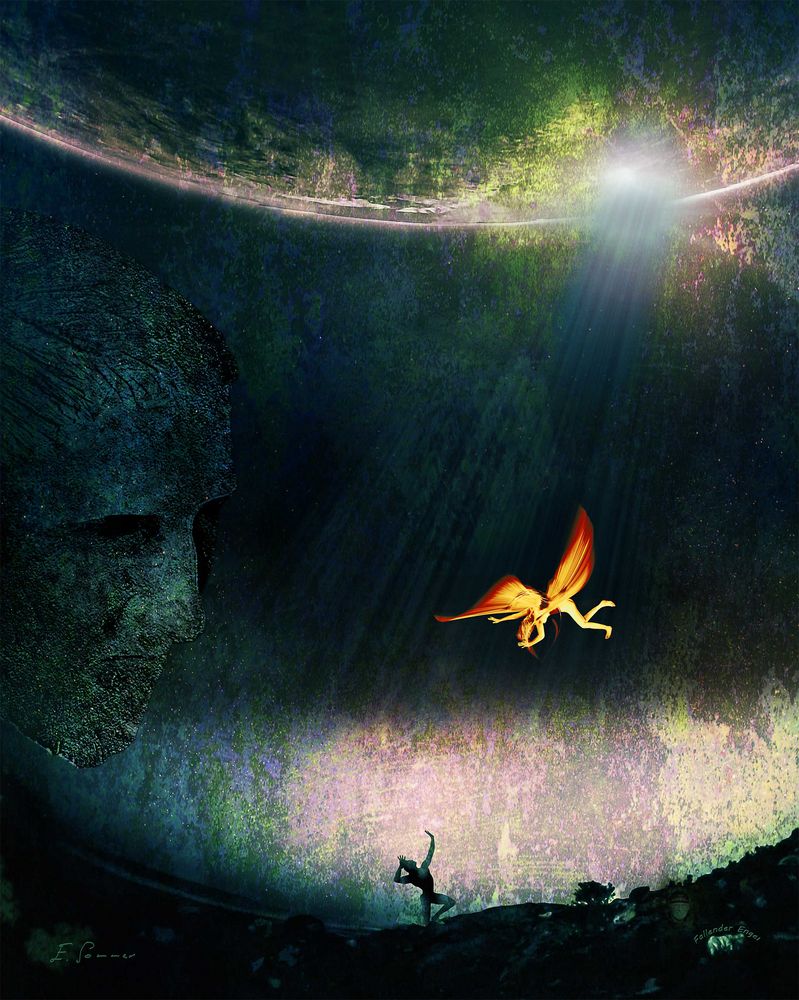 Fallender Engel Foto Bild Surreal Kunst Engel Bilder Auf Fotocommunity