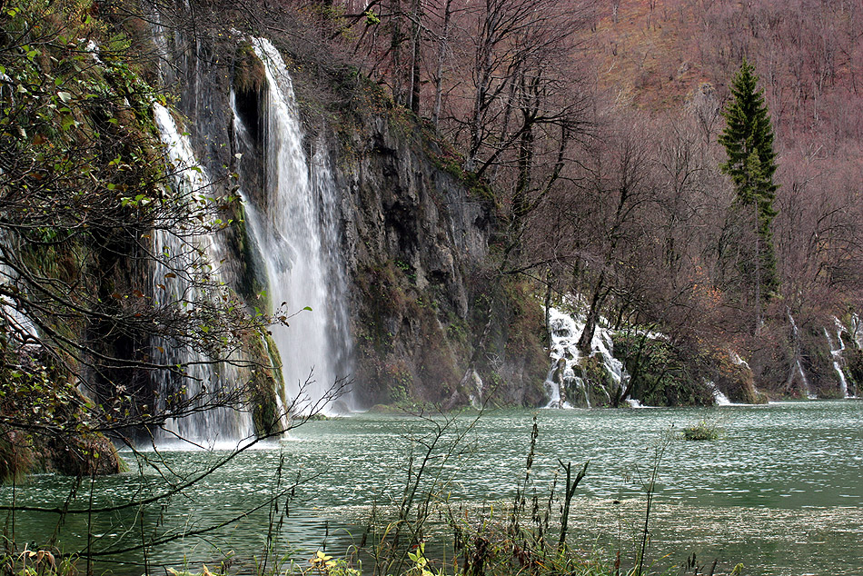 fallendes Wasser