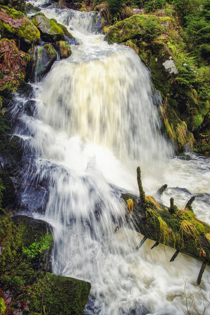 Fallendes Wasser.