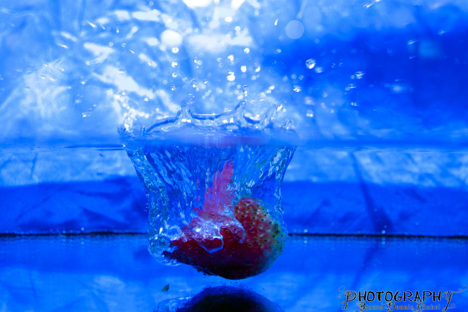 Falling Strawberry