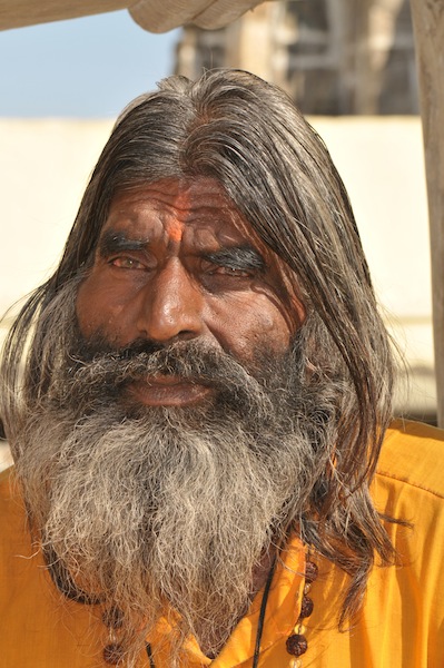 " Falscher" Sadhu in Udaipur