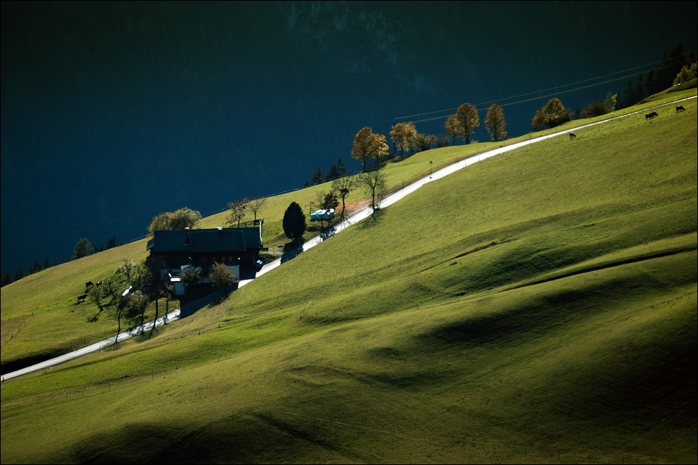 Falten in der Landschaft