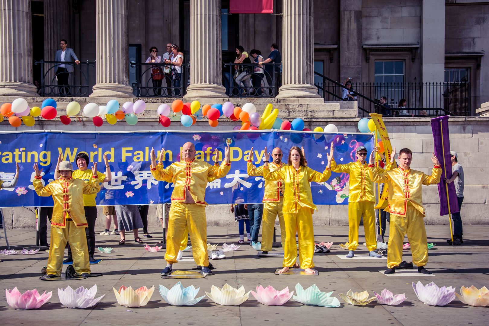 Falun dafa demonstartion