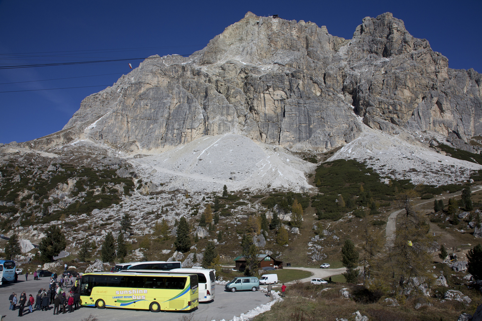 Falzaregopass in den Dolomiten