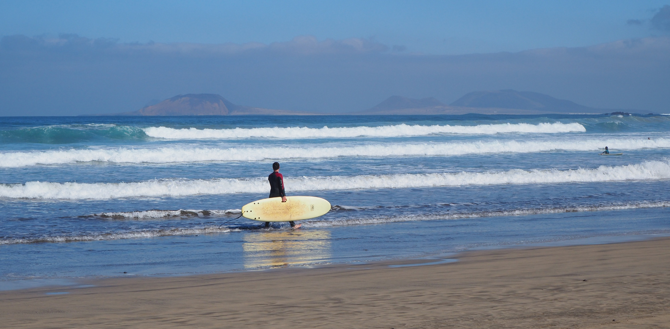 Famara beach,Lanzarote 