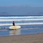 Famara beach,Lanzarote 