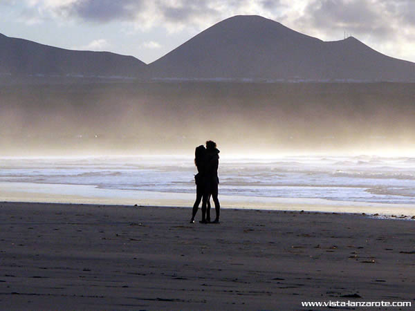 Famara Lanzarote, Sonnenunterang 10/05