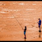 Familia Pescando