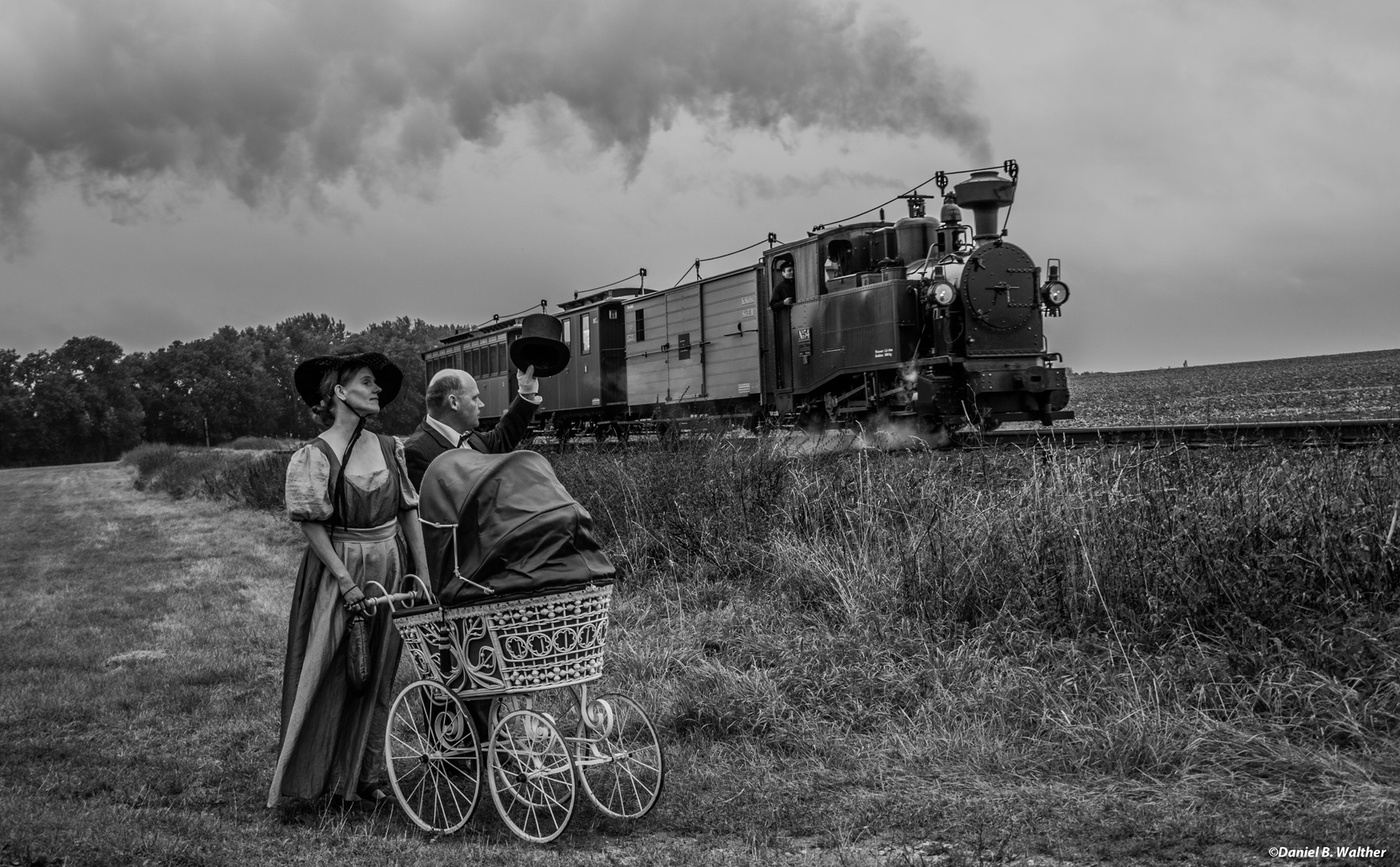Familiärer Herbstausflug des Eisenbahnoberinspektor