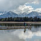 Familie am See