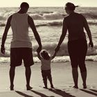 Familie am Strand