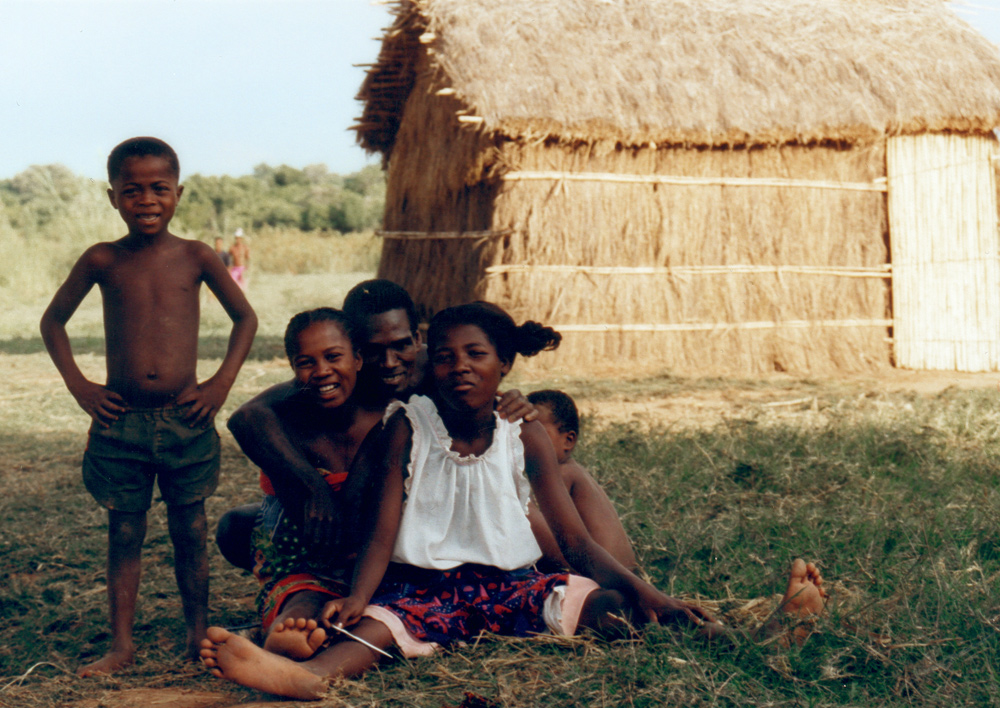 Familie am Tsiribihina Fluß